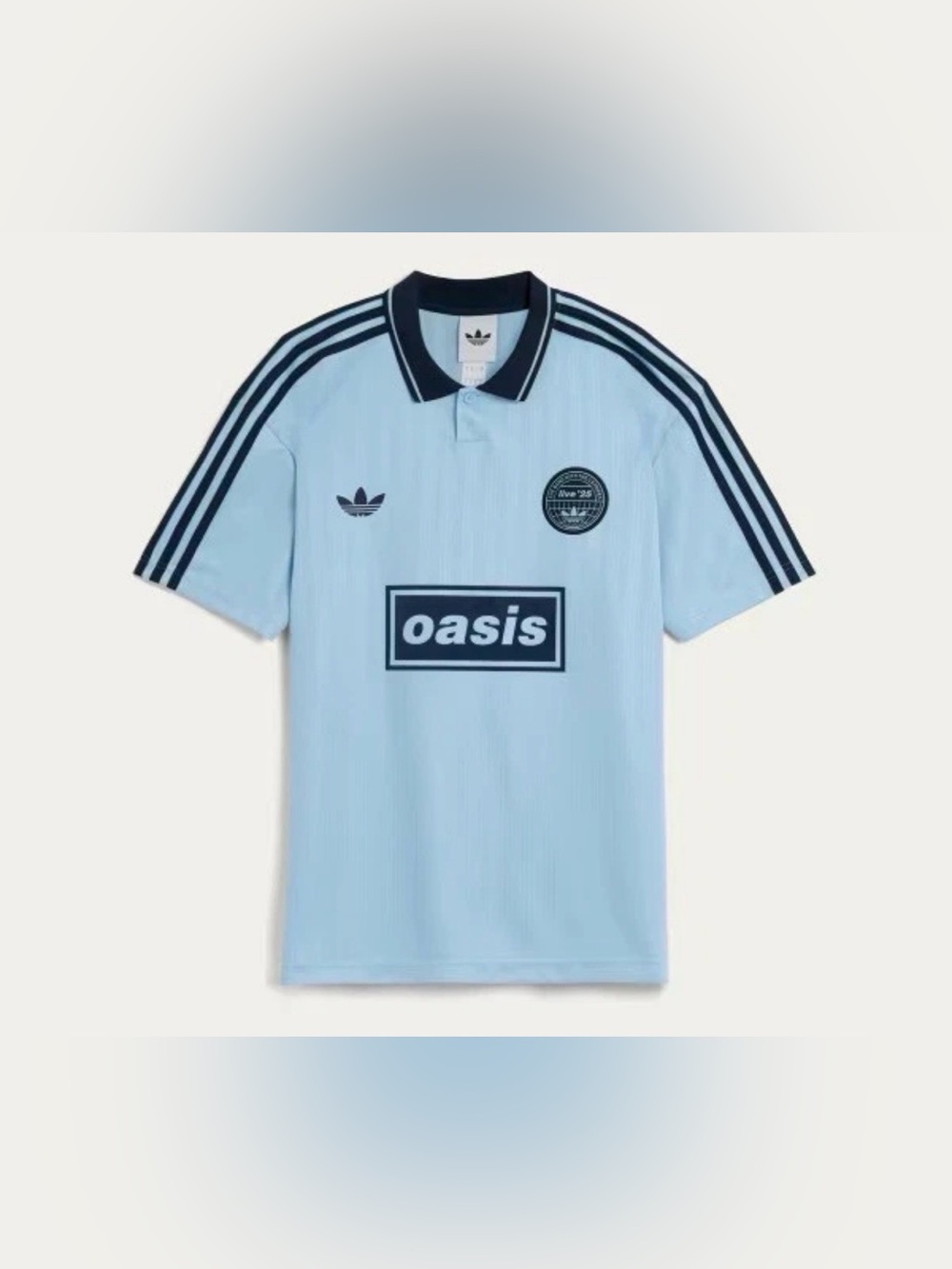 Adidas Originals x Oasis Tour Jacquard Jersey Clear Sky KT3436 Men Size 2XL Rare